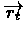$\overrightarrow{r_{t}}$