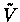 $\mathaccent'176{V}$