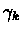 $\gamma_k$