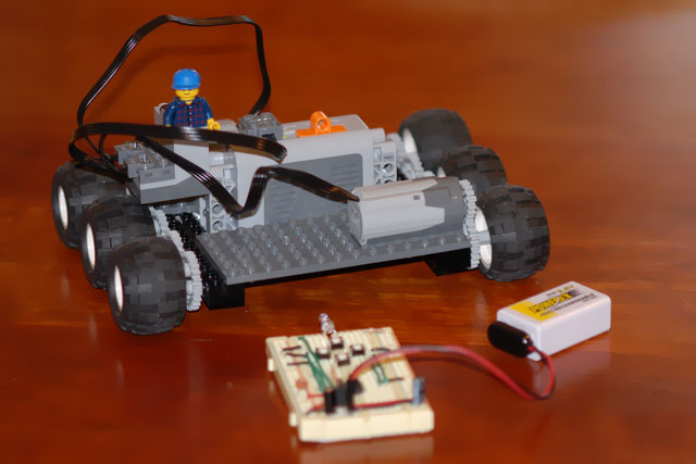 Pat Hanrahan's vehicle with his DIY remote control